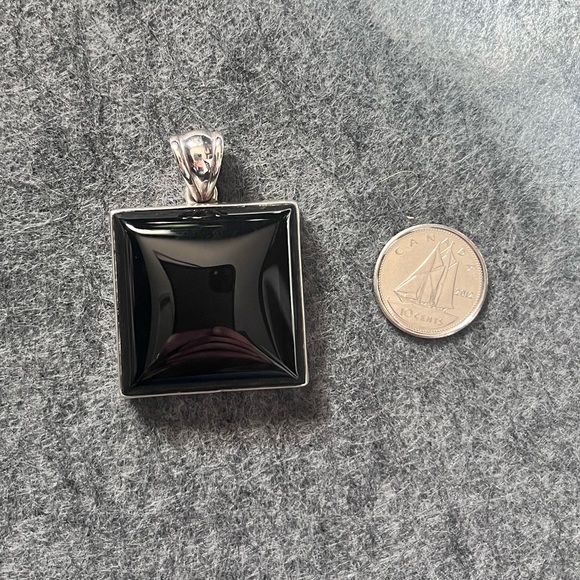 Black onyx pendant - Picture 2 of 3